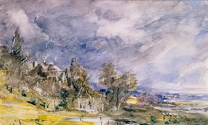 Hampstead Heath près de Well Walk, 1834 - John Constable