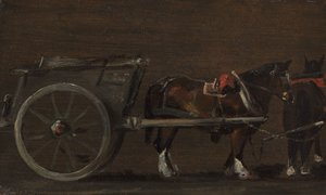 Cheval et charrette - John Constable