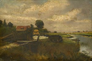 Vue de rivière - John Constable