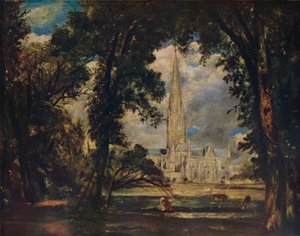 Cathédrale de Salisbury, vers 1823