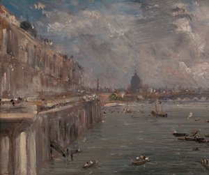 Terrasse de Somerset House depuis le pont de Waterloo - John Constable