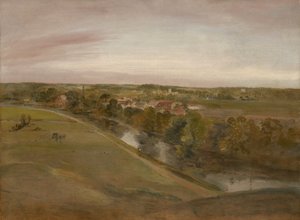 Stratford Saint Mary depuis les Coombs, vers 1800 - John Constable
