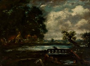 Étude pour « Le Cheval Sautant » (Vue sur la Stour)