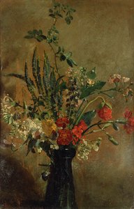 Étude de fleurs dans un verre à jacinthe, 1814