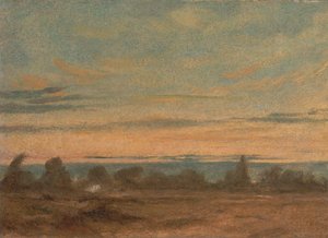Été - Paysage du soir, vers 1825 - John Constable