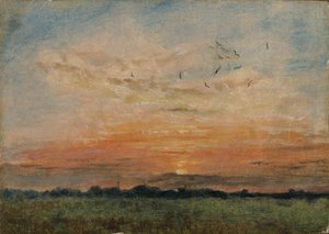 Coucher de soleil, 1796-1837