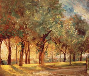 La promenade des juges, Hampstead, vers 1820