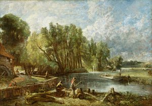 Les jeunes Waltoniens - Stratford Mill, c.1819-25 - John Constable