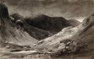 La vallée de Newlands : Un après-midi très orageux - John Constable
