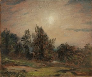 Arbres sur la lande de Hampstead - John Constable