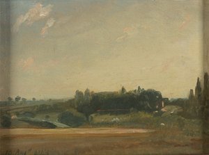 Vue Vers le Presbytère, East Bergholt