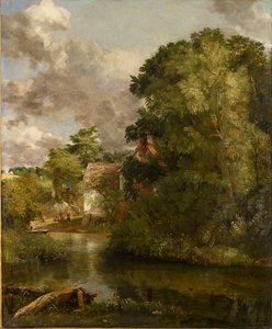 Maison de Willy Lott depuis la Stour La ferme de la vallée, vers 1816-1818 - John Constable