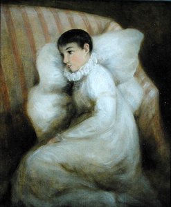 Jeune fille reposant sur un canapé - John Constable