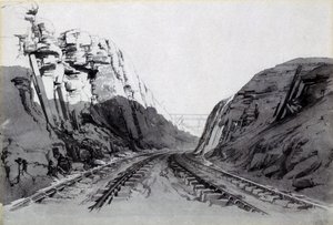 Coupe de Blisworth, Northamptonshire, septembre 1838 - John Cooke Bourne