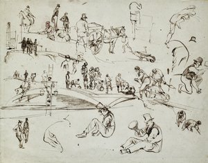 Construction du chemin de fer de Londres à Birmingham, c.1835 - John Cooke Bourne
