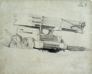 Wagon basculant des entrepreneurs, n°3, années 1830 - John Cooke Bourne