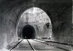 Grand puits de ventilation, tunnel de Kilsby, Northamptonshire, 1837-38 - John Cooke Bourne
