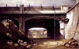 Pont de Hampstead Road - John Cooke Bourne