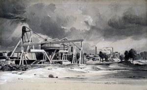 Équipement et pompes au tunnel de Kilsby, Northamptonshire, 16 juillet 1837 - John Cooke Bourne