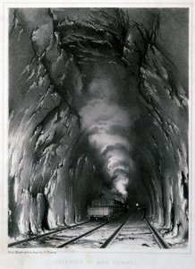 Intérieur du Tunnel de Box, 1846