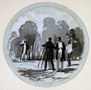 Nivellement, chemin de fer de Londres et Birmingham, vers 1838