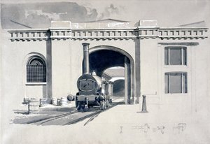 Maison de la locomotive, Camden Town, 1839 - John Cooke Bourne