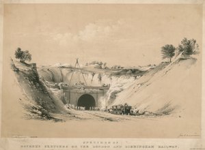 Spécimen des croquis de Bourne sur le chemin de fer de Londres et Birmingham - John Cooke Bourne