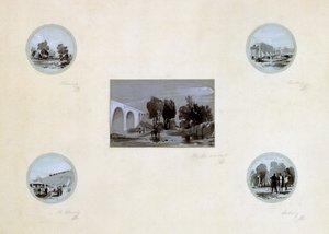 Nettoyage, construction, nivellement et ouverture du LBR, vers 1838 - John Cooke Bourne