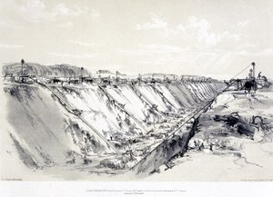 Tranchée de Tring, 19 juin 1837 - John Cooke Bourne