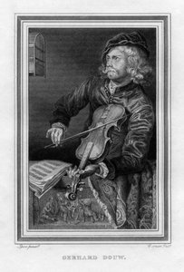 Gerrit Dou 1613-1675, peintre néerlandais, 1816
