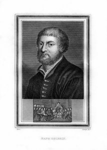 Hans Holbein le Jeune, peintre de la Renaissance du Nord allemand, 1825