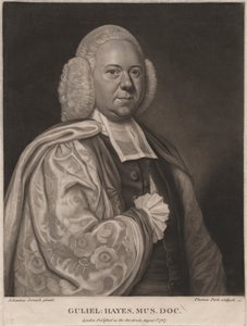 Guliel Hayes, gravé par Thomas Park (1758-1834), 1787 - John Cornish