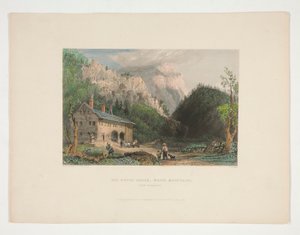 La maison Notch, Montagnes Blanches, New Hampshire, illustration pour Nathaniel Parker Willis - John Cousen