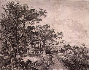Près de Horsham, pub. par J. & W. Freeman - John Crome