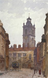 Église Saint-Gilles sans Cripplegate, City de Londres, 1880