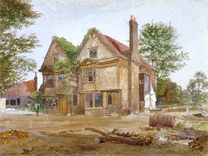 Vue de face de Basing Manor House, Peckham High Street, Camberwell, Londres