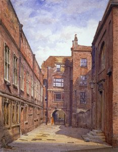 Salle et bibliothèque, Sion College, London Wall, City of London, 1880 - John Crowther