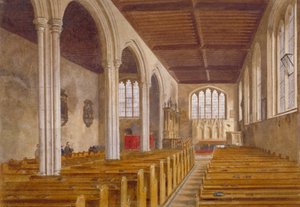 Vue intérieure de la chapelle de St Peter ad Vincula, Tour de Londres, Stepney, Londres - John Crowther