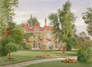 Vue latérale de Raleigh House, Brixton Hill, Lambeth, Londres, 1887 - John Crowther