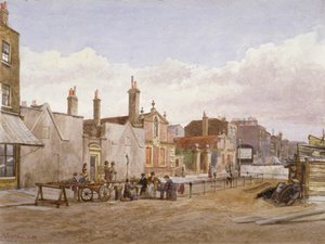 Maisons de retraite des Skinners et des Trinity, Mile End Road, Stepney, Londres, 1883 - John Crowther