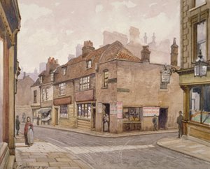 Le pub The Angel, Bermondsey, Londres, 1887 - John Crowther