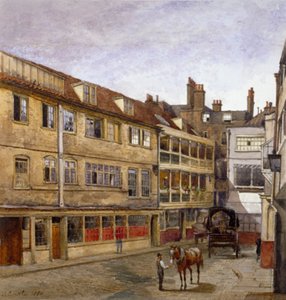 The George Inn, Borough High Street, Southwark, Londres, 1880 - John Crowther
