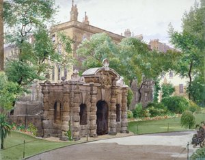 Vue de la façade sud de York Watergate, Buckingham Street, Westminster, Londres, 1887 - John Crowther