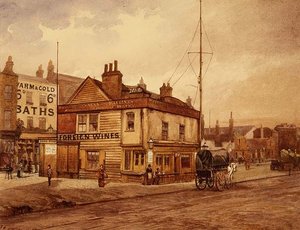 Vine Tavern, Mile End Road - John Crowther