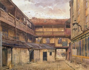 Auberge White Hart, Southwark, 1879