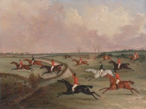 La chasse de Quorn en pleine course : Deuxième chevaux - John Dalby
