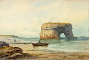Marsden Rock, c.1885-1910 - John Davison Liddell