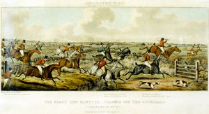 Les dix premières minutes, Les Leicestershires (gravé par Henry Alken)