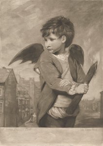 Cupidon en garçon de flambeau