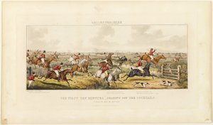 Les dix premières minutes, planche deux de The Leicestershire Hunt - John Dean Paul